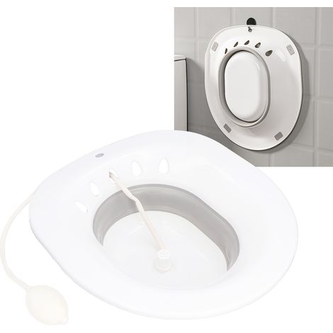 Bidet Rétractable avec Douchette Postpartum - Lavable, Modulable, Matériaux PP/TPR, 39x36.4x12cm, Gris (1/5)