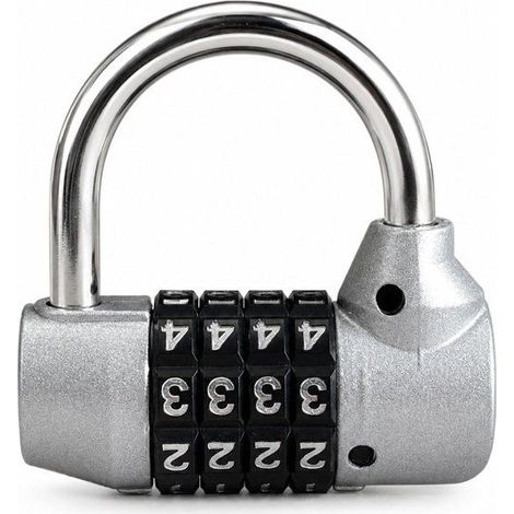 Kombinationsschlösser - ABUS - 154/65 - 4 Ziffern - Zamak-Gehäuse - gehärteter Stahlbügel (1/5)