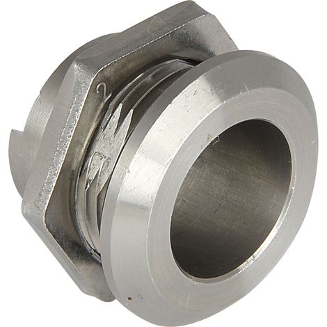 Blechmontagezylinder Gehäuse ohne Einsatz, 28 x 22 mm, Edelstahl (1/3)