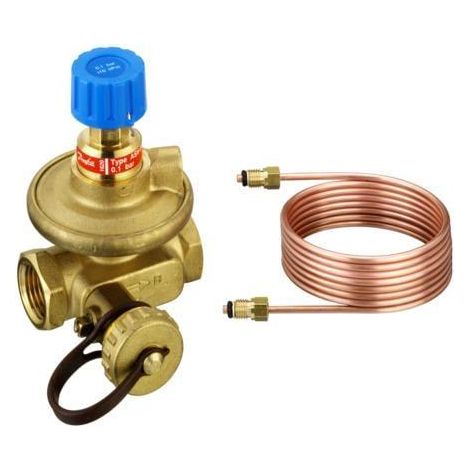 Danfoss Régulateur de pression différentielle de branche ASV-P ASV-P 15, Rp 1/2, consigne 0,1 bar, 003L7621 (1/3)