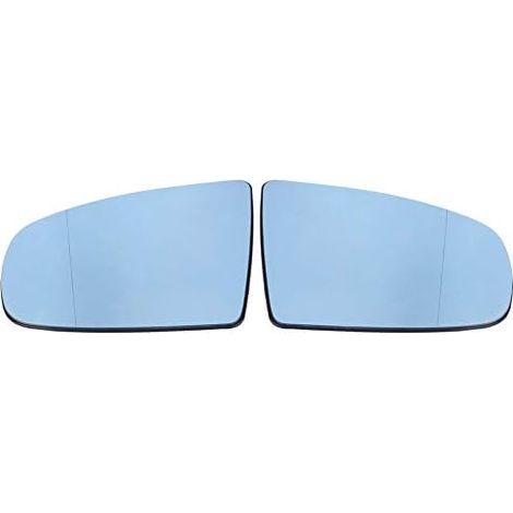 1 par de espejos retrovisores gran angular, espejos HD izquierdo y derecho calefactables para X5 E70 2008-2013, azul, 51167174981/51167174982 (1/5)