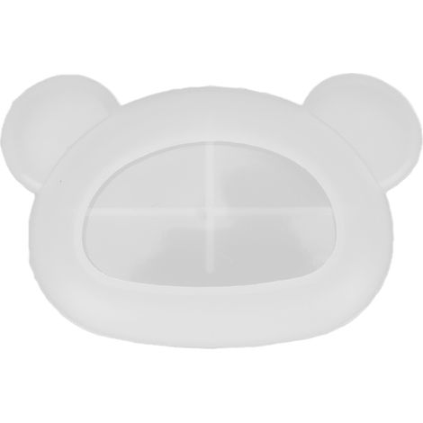Moule en Silicone pour Plateau Tête d'Ours, Idéal pour DIY Savon et Décoration Maison (1/5)