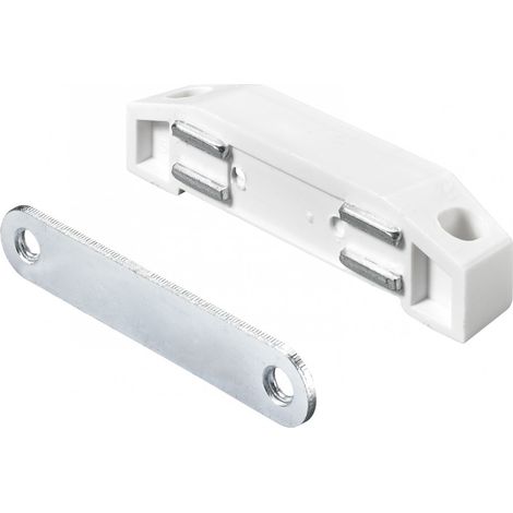Juego de 2 imanes magnéticos de plástico HETTICH, L.17,3 x L.75,0 mm HETTICH