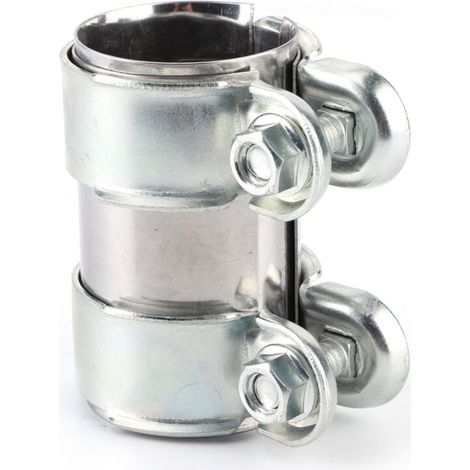 ZVD Conector de manguito de abrazadera de tubo de escape 1K0253141M, apto para A1, A3, A4, A5, A7, 50 x 95 mm, abrazadera en T de manguito de escape. (1/4)