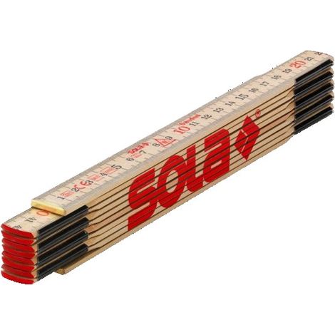 Règle pliante en bois Sola H 2/10 2 m