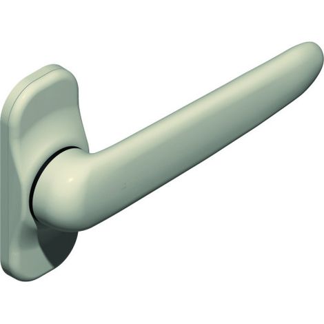 Béquille simple saillie réduite sur rosace DIANE DS6478 blanc RAL 9010 - LA CROISEE DS (1/5)