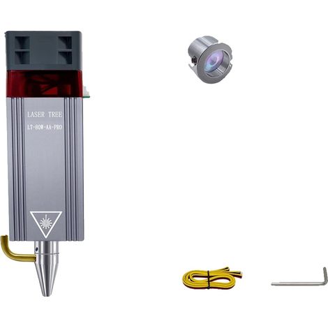 Módulo láser, función de asistencia neumática, corte de precisión, 10W-KIT-12V (1/2)