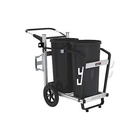 Carro colector de residuos Easy Duo  con 2 colectores de