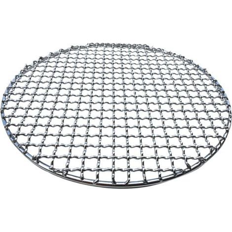 Runder Grillrost aus Drahtgeflecht (28 cm Durchmesser), antihaftbeschichtet und wiederverwendbar, Kühlgitter aus Edelstahl, Grillzubehör (280 mm) (1/4)