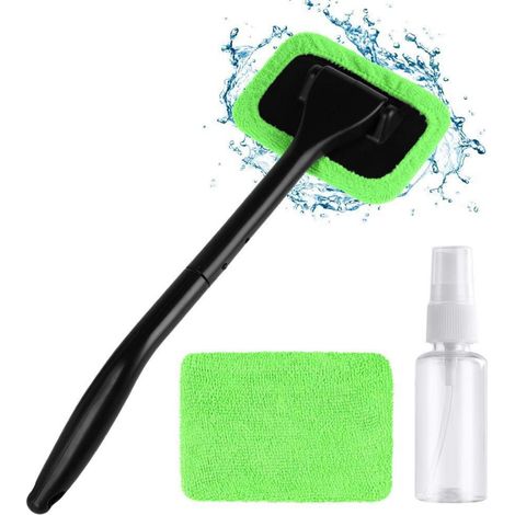Teleskop Autowaschbürste mit 2 Mikrofaserpads und Sprühflasche (1/5)