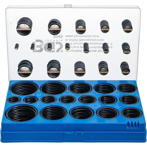 Assortiment de Joints Toriques 419 pcs D.3-50 mm - Caoutchouc Résistant - Étanchéité Fiable et Durable - D-Work