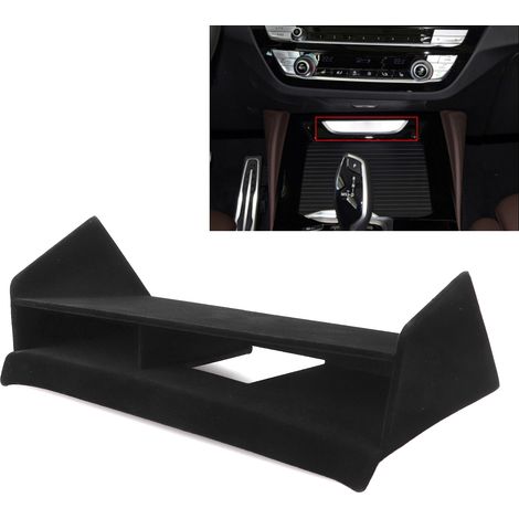 Solution de rangement pour voiture BMW X3 G01 et X4 G02 (2018-2021), boîte de rangement pour console centrale (velours). (1/5)