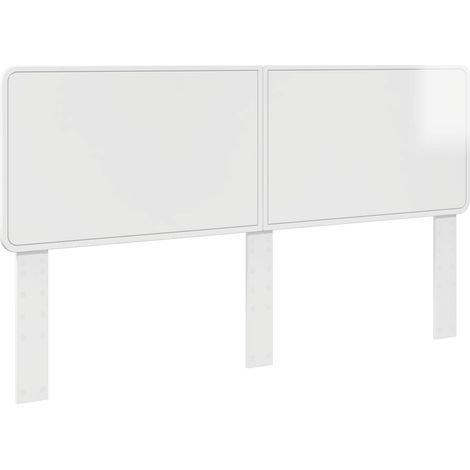 Maison Exclusive - Testiera Bianco Lucido Legno multistrato (1/5)