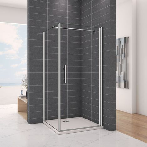 OCEAN Cabine de douche 70x76x197cm en 6mm verre anticalcaire modèle de Vécoutis (1/4)