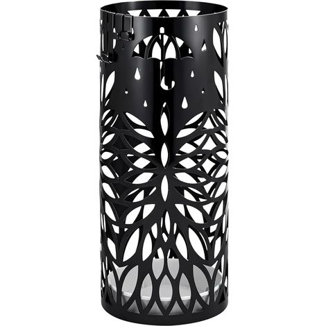 Soporte para paraguas, construcción de acero duradera, diseño moderno, B (1/2)