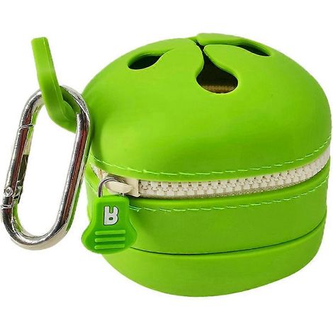 Sac de rangement portable en silicone souple et extensible pour matériel de pêche et de camping. (1/5)