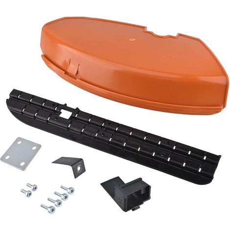Kit de Lame de vis de Plaque de Support de Jupe de Protection de Taille-Bordures 420mm/260mm pour Stihl FS55 FS110 FS130 FS160 FS180 FS200 FS220 FS240 FS250 Débroussailleuse (1/5)