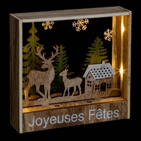 Decorazioni per la casa Cornice in legno - Feeric lights & christmas