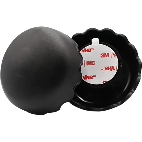 Soporte para cables, organizador de cables, autoadhesivo, negro (1/4)