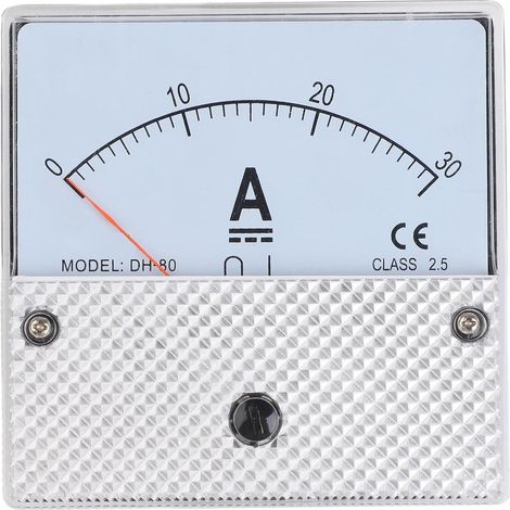 DH80 - Ampèremètre analogique CC 30 A avec échelle imprimée et des (1/5)