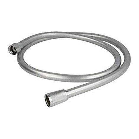 Flessibile laccio tubo antitorsione per Doccia Argento silver da 150 cm