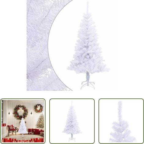 vidaXL Árbol de Navidad artificial con soporte 230 ramas 120 cm (1/5)
