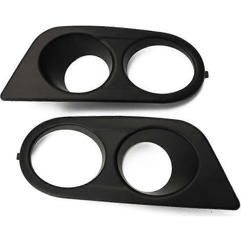 2 pièces Cache-conduit à double orifice pour feux antibrouillard avant de pare-chocs pour BMW E46 M3 2001-2006 (1/5)
