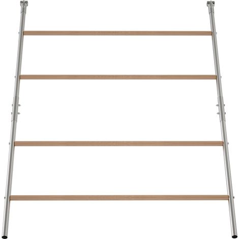 Jouet pour oiseau - Perche poulailler robuste - Stimulation naturelle - Bois naturel - 120cm - Elevage familial (1/5)