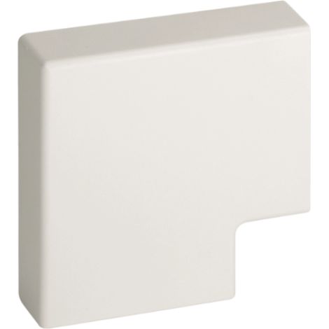 Angolo piano per minicanali tmc / tmu bianco ral 9001 apm 40x17mm w bocchiotti b03266 (1/2)