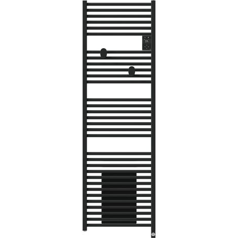 Thermor – Sèche-serviette électrique connecté Riva 5 – Puissance 1750W avec soufflerie 1000W – Fonction Boost – Commande digitale avec écran LCD