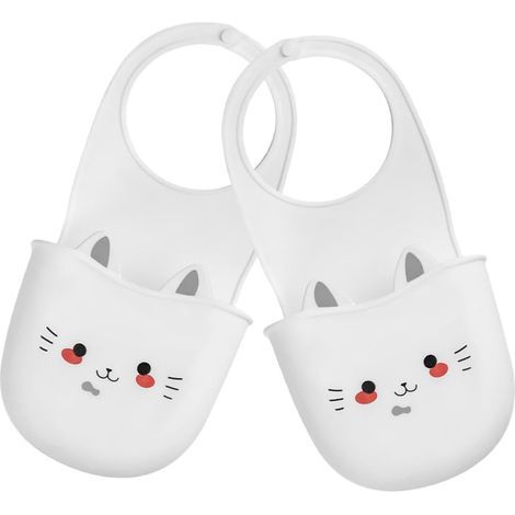 Lot de 2 Porte-éponge Suspendus pour Évier Cuisine, Panier Égouttoir Anti-dérapant en Plastique, Support Mural Décor Chat, Rangement Pratique pour Ustensiles et Vaisselle (1/5)