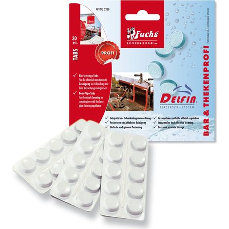 Reinigungsmittel, Reinigungstabs für Bierleitungsreiniger-Set - 30 Stck.