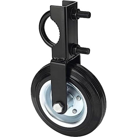 Roue de portail robuste avec support à boulon en U réglable pour clôtu (1/5)