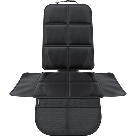 Protection de siège Voiture - pour siège Auto - Protection Siege Arriere Voiture Enfants Haut de Gamme - Compatible ISOFIX (Noir) (1/5)