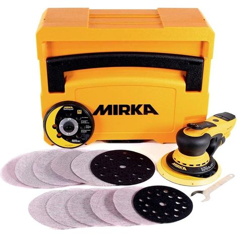 MIRKA Deros II 5650 Schwingschleifer – Ø 125/150 mm – MIRKA – mit Aufbewahrungskoffer – MID5650404CA