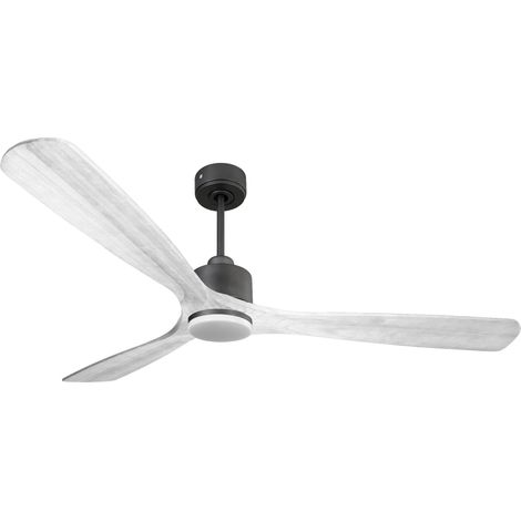 Ventilatore da soffitto Reversibile Termostato Dimmabile Wifi Motore CC Tetti inclinati Telecomando Luce a tre toni Hypersilence Memoria Shopify Vendible (AUTOMATICO) PURLINE MadeiraD166C03LED65278