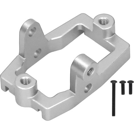 Support en métal pour servomoteur RC Crawler, alliage d'aluminium argenté flexible, contrôle précis et taille légère, compatible Traxxas 1/18 TRX4M (1/5)