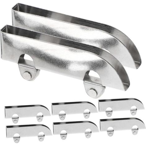 8 pièces Poulies Roulettes pour Porte Coulissante Verre Acier Inoxydable pour Placard Meuble et Armoire Quincaillerie Durable pour Galets de Porte Coulissante（5mm）