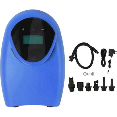 Pompe électrique gonflable 12V DC portable extérieure haute pression gonflage pour tente paddle gonfleur bleu (1/5)