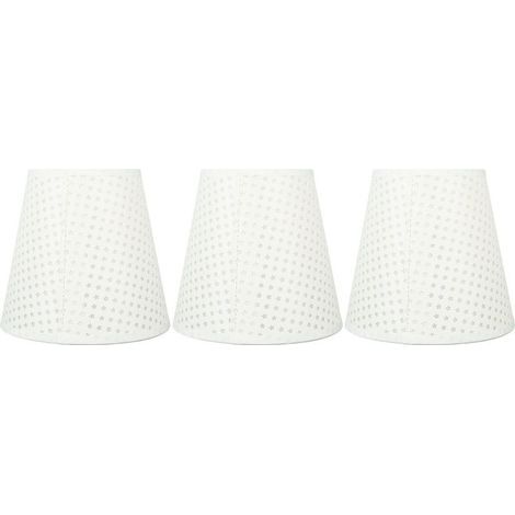3 pièces E14 baril tissu abat-jour moderne minimaliste tissu abat-jour chambre chevet abat-jour pour lustre mur (1/5)