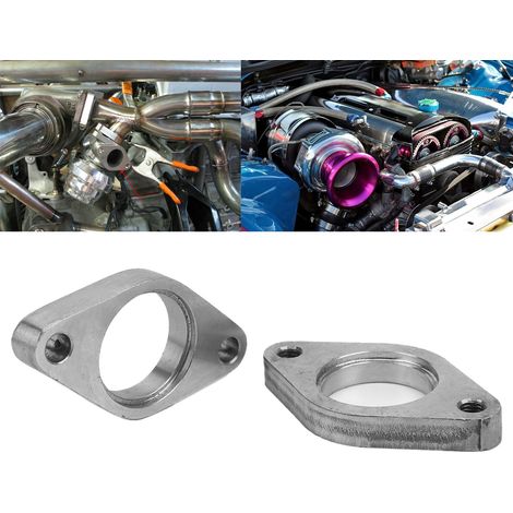 Pièces automobiles : une paire de joints de bride pour tuyau de dérivation d'échappement de turbine, adaptés aux diamètres de 35 à 38 mm. (1/5)