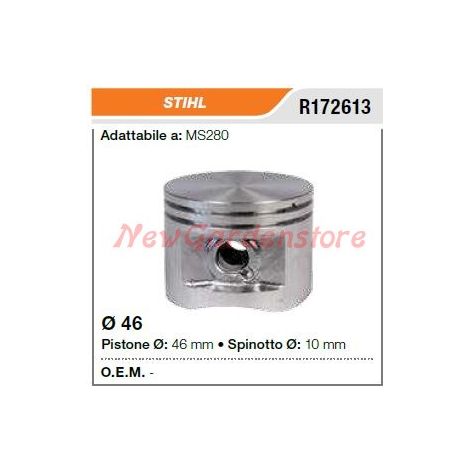 Segmentos de pasador de pistón STIHL motosierra FS500 550 172613