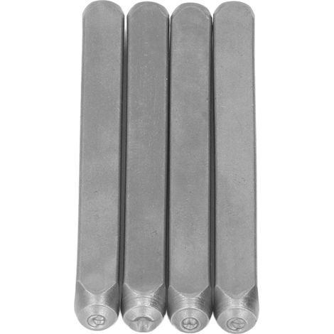 4 Pièces Outils de Marquage à Froid pour Cuir, Métal et Plastique - Résistants et Durables (1/5)
