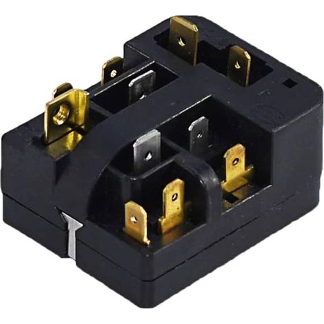 Lot de 1 relais de démarrage PTC pour réfrigérateur 3 broches (1/5)