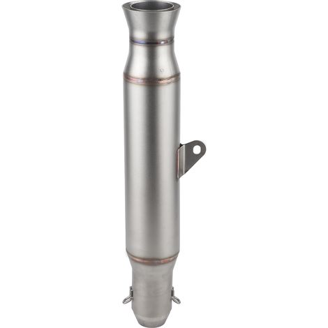 Tube d'échappement de 1,5 à 2 pouces pour moto, style GP Racing, en acier inoxydable et titane, universel. (1/5)