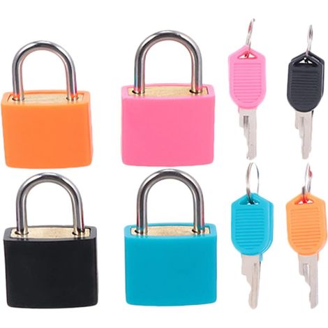 de voyage mini cadenas avec cl en plastique color pour (1/5)