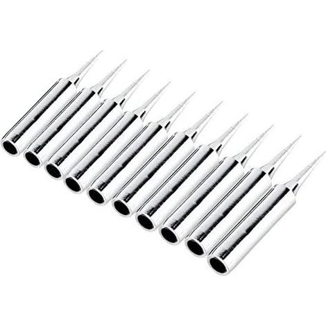 10Pcs 900M-T-I Pointe de Fer à Souder en Cuivre Plaqué Nickel - Fer pour Station de Soudage Forme I (1/5)