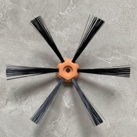 Compatible with Skyworth M711/M722/M727 smart robotic vacuum cleaners. Side brushes, sweeping brushes, and bristle brushes meet original specifications. 1 pair.--DTEKGAZ