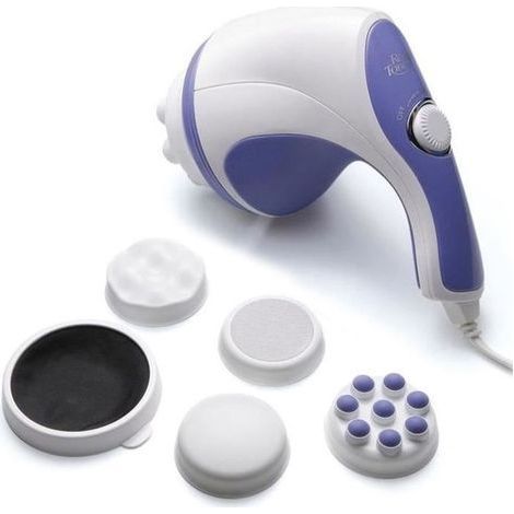 (Lila und Weiß) Multifunktionaler elektrischer Massagearm – Massagegerät, Anti-Cellulite, Fußpflege. Ideal zum Entspannen, Straffen und Formen. (1/4)