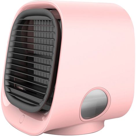 Ventilateur de bureau 300 ml avec climatiseur et port USB, petit format, 3 vitesses, idéal pour la maison, le bureau ou la chambre. (1/5)